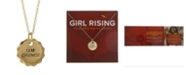 Girl Rising Sterling Silver Pendant Necklace - I am Change